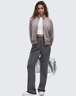 G4Free - Smoofit Elastic-Waist Wide Leg Sweatpants Regular -GF25J510AA-S