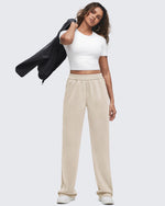 G4Free - Smoofit Elastic-Waist Wide Leg Sweatpants Regular -GF25J510AA-S
