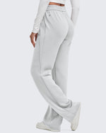 G4Free - Smoofit Elastic-Waist Wide Leg Sweatpants Petite -GF25J509FA-S