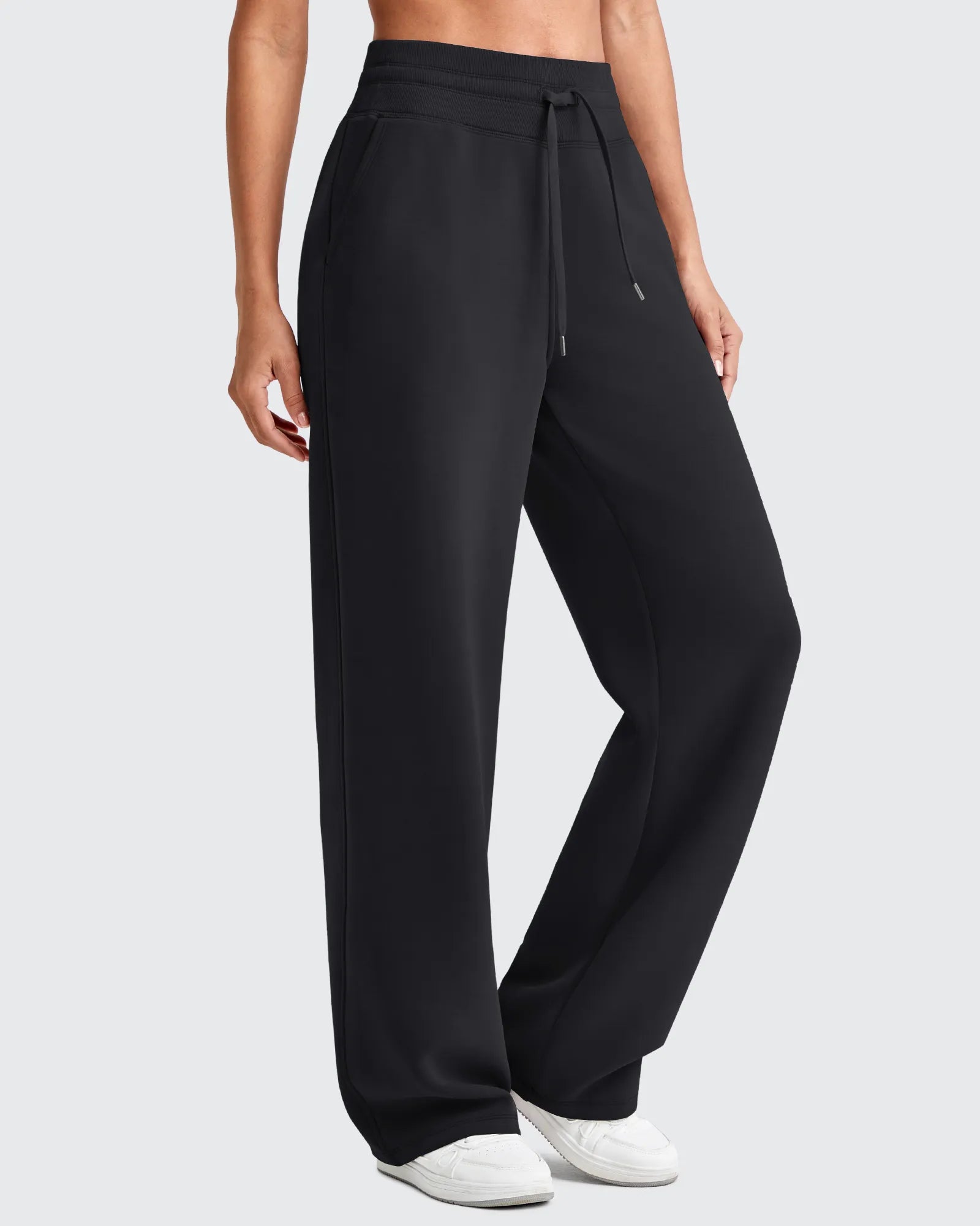 G4Free - Smoofit Elastic Waistband Drawstring Wide Leg Sweatpants -GF25J445AA-S