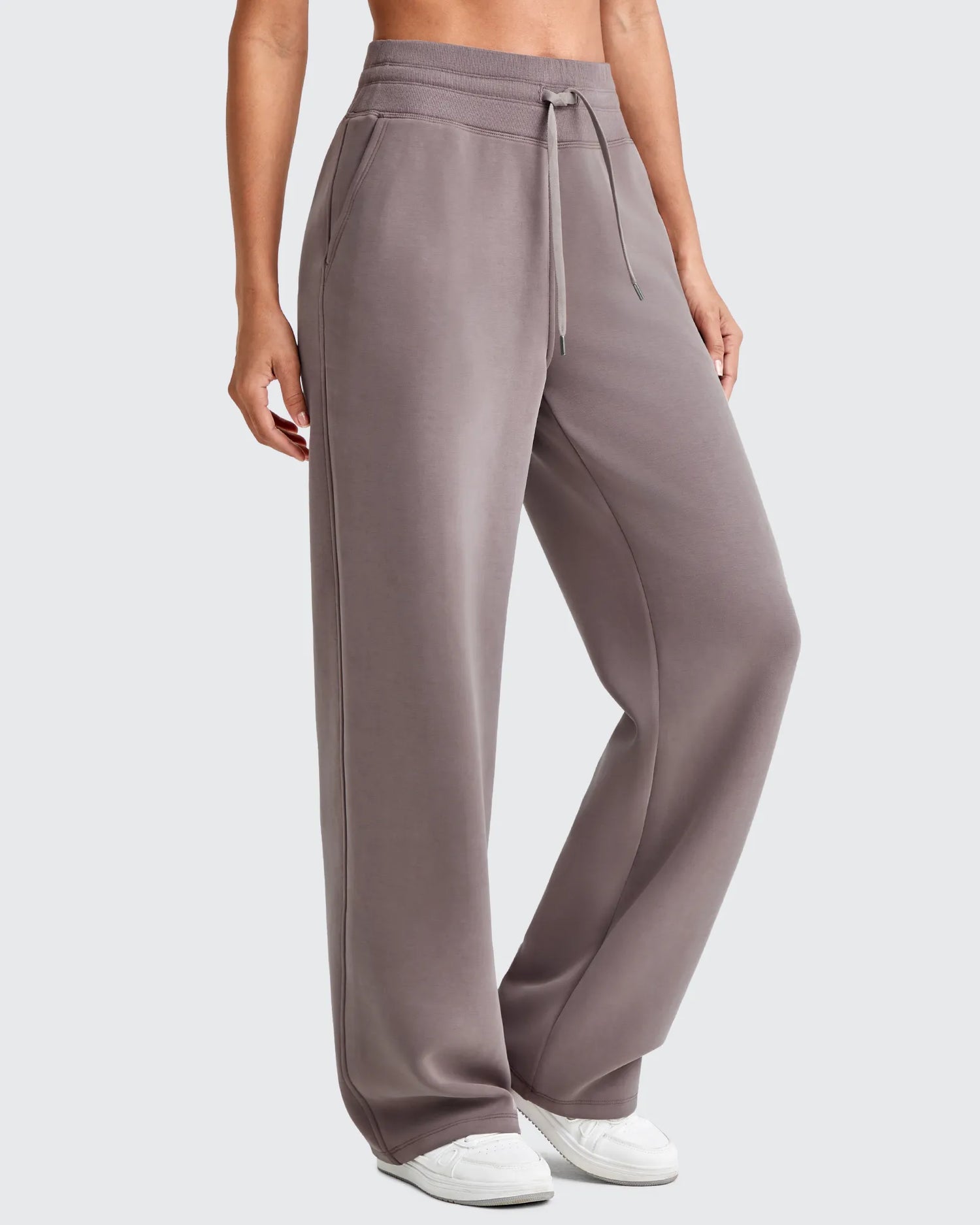 G4Free - Smoofit Elastic Waistband Drawstring Wide Leg Sweatpants -GF25J445AA-S