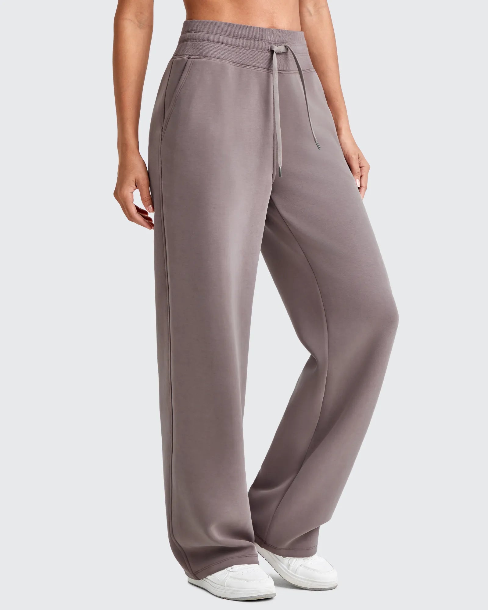 G4Free - Smoofit Elastic Waistband Drawstring Wide Leg Sweatpants -GF25J445AA-S