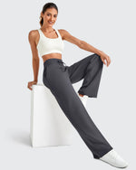 G4Free - Smoofit Elastic Waistband Drawstring Wide Leg Sweatpants -GF25J445AA-S