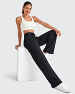 G4Free - Smoofit Elastic Waistband Drawstring Wide Leg Sweatpants -GF25J445AA-S