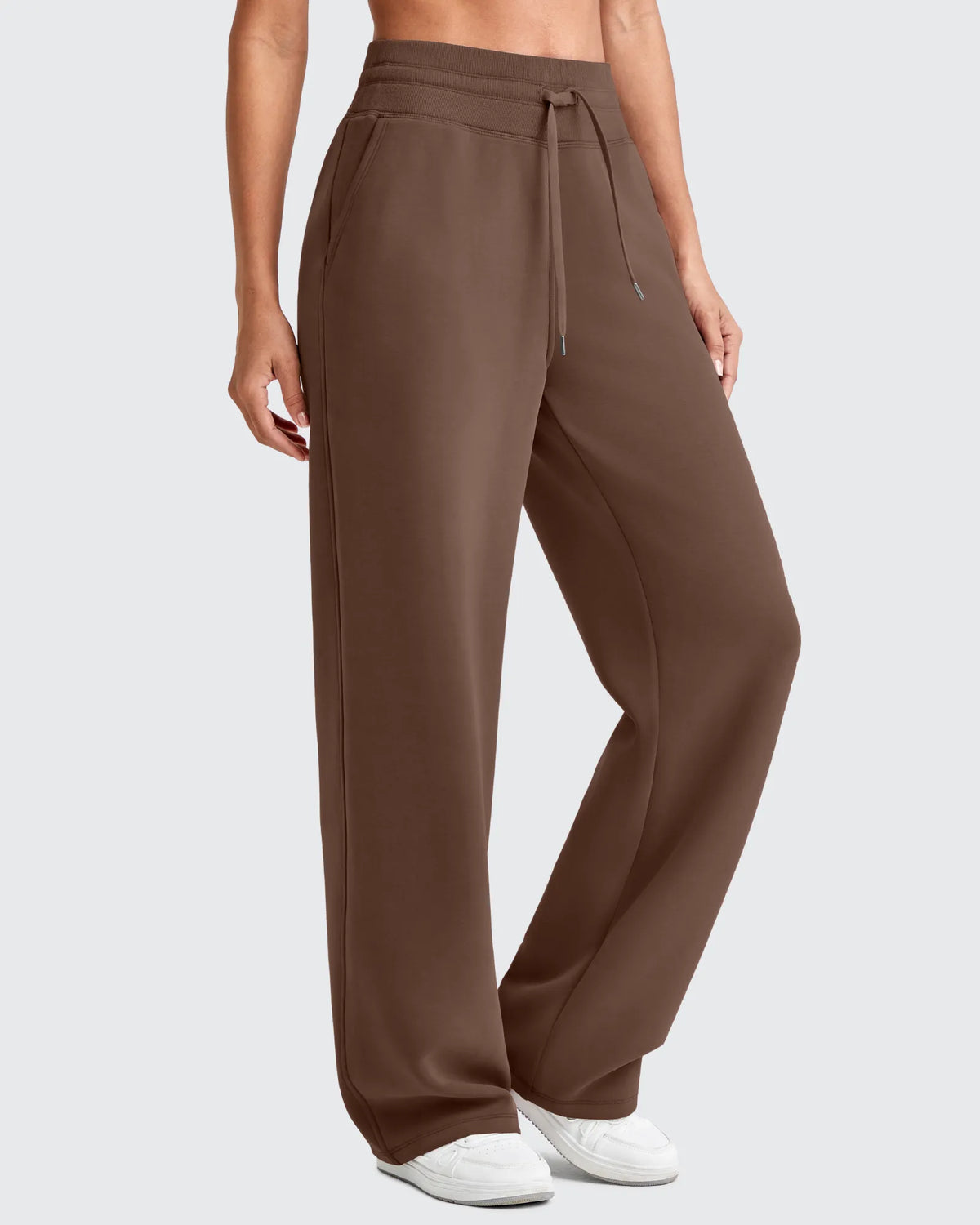 G4Free - Smoofit Elastic Waistband Drawstring Wide Leg Sweatpants -GF25J445BA-S