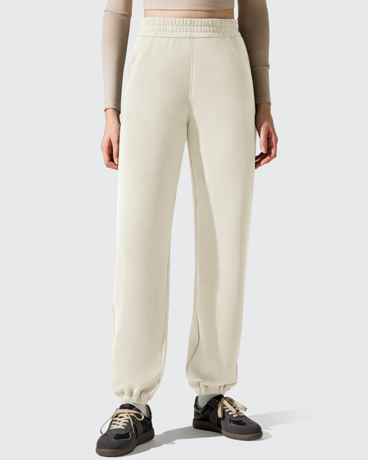 G4Free - Smoofit Fleece Lined High Waist Joggers Sweatpants -GF25D719AA-S