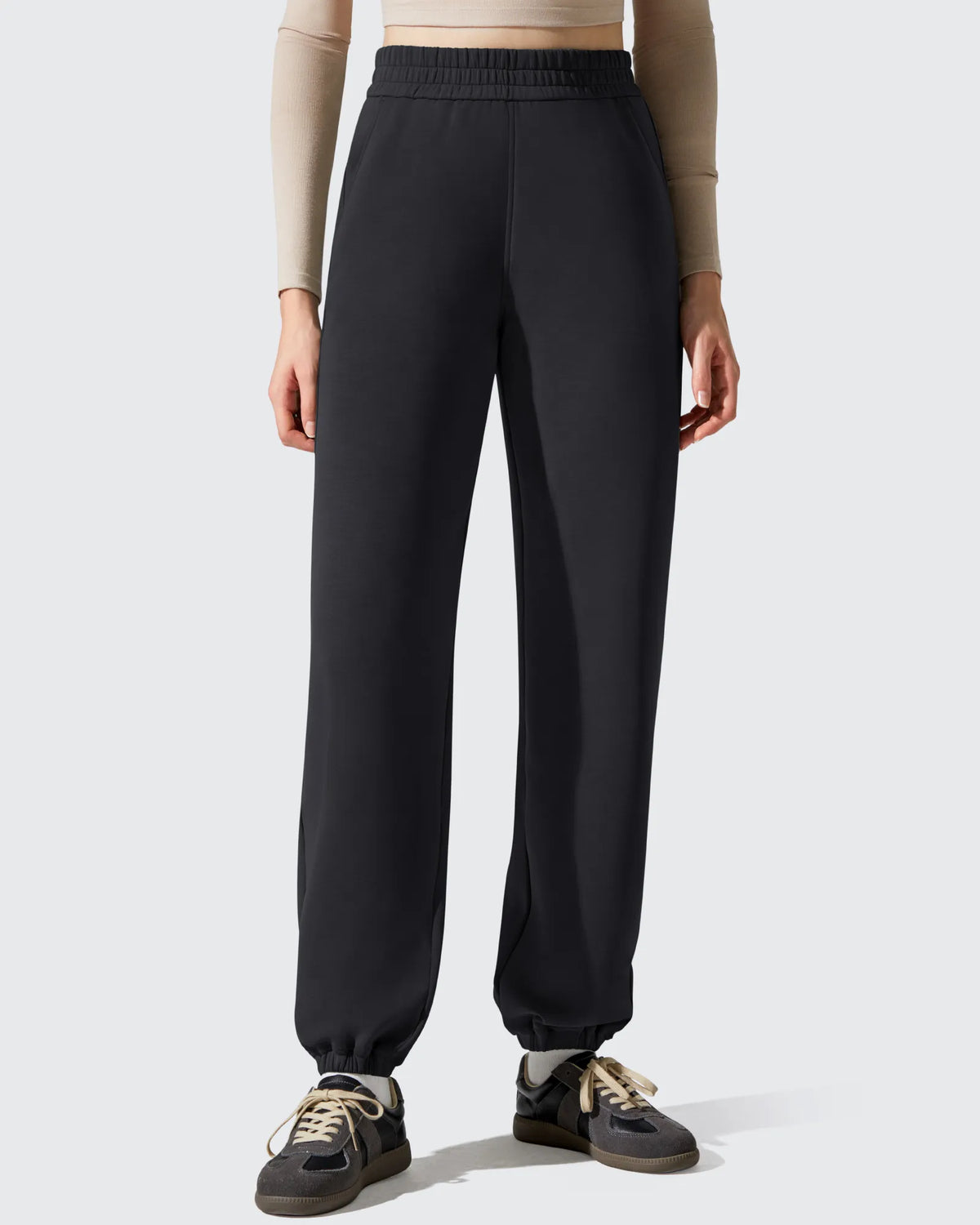 G4Free - Smoofit Fleece Lined High Waist Joggers Sweatpants -GF25D719AA-S