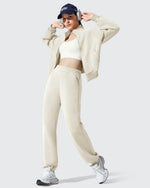 G4Free - Smoofit Fleece Lined High Waist Joggers Sweatpants -GF25D719AA-S