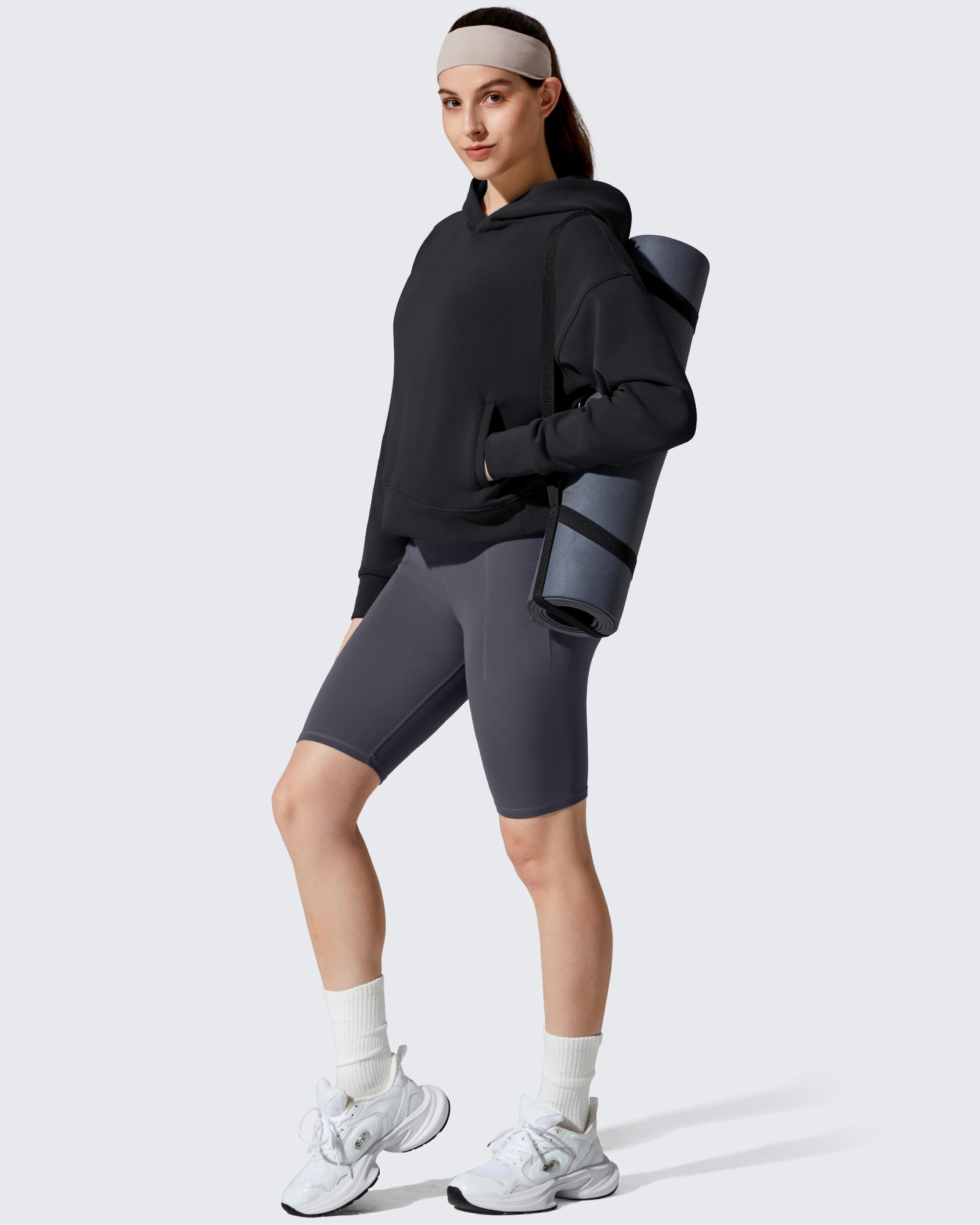 G4Free - Smoofit Fleece Long Sleeve Pullover Hoodies -GF25F722AF-XS