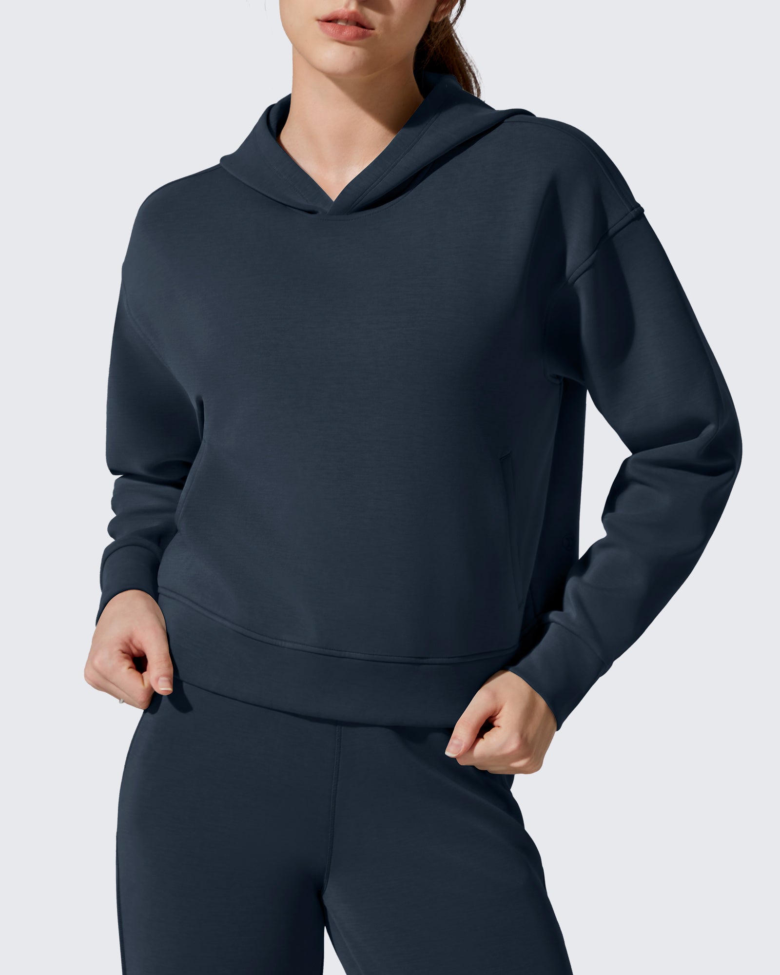 G4Free - Smoofit Fleece Long Sleeve Pullover Hoodies -GF25F722AF-XS