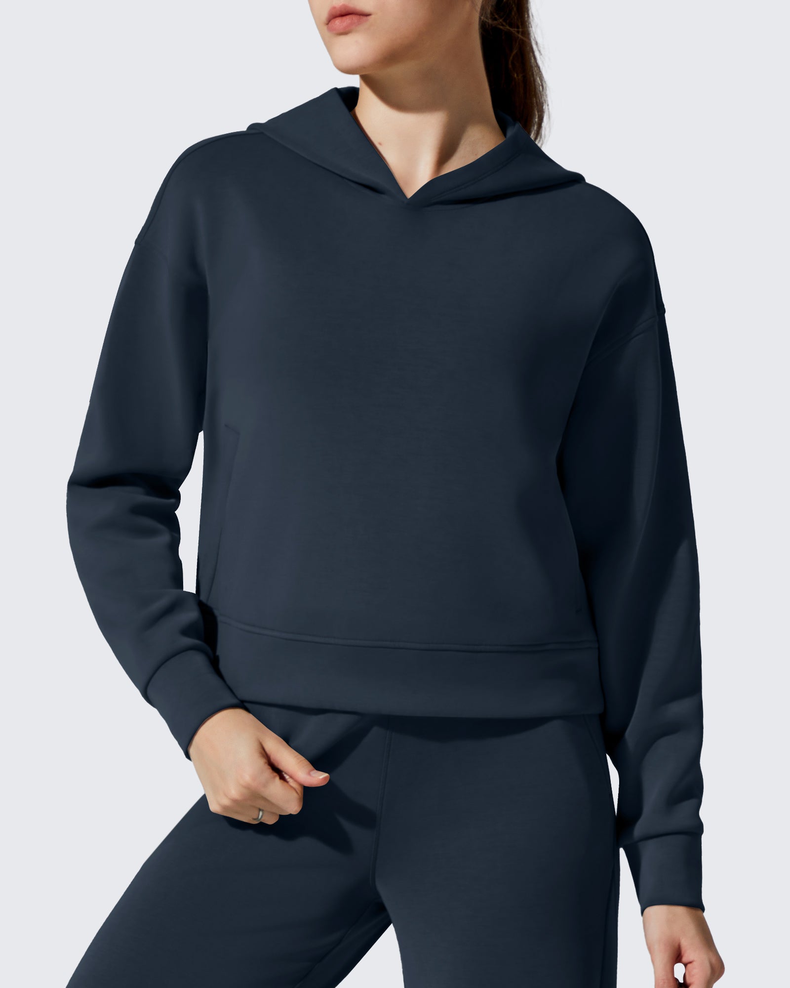 G4Free - Smoofit Fleece Long Sleeve Pullover Hoodies -GF25F722AF-XS