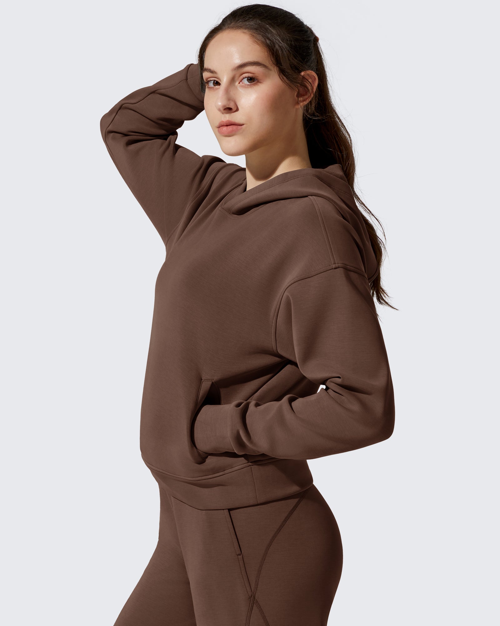 G4Free - Smoofit Fleece Long Sleeve Pullover Hoodies -GF25F722AF-XS