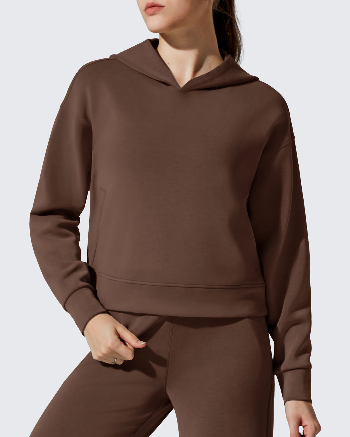 G4Free - Smoofit Fleece Long Sleeve Pullover Hoodies -GF25F722AF-XS