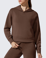 G4Free - Smoofit Fleece Long Sleeve Pullover Hoodies -GF25F722AF-XS