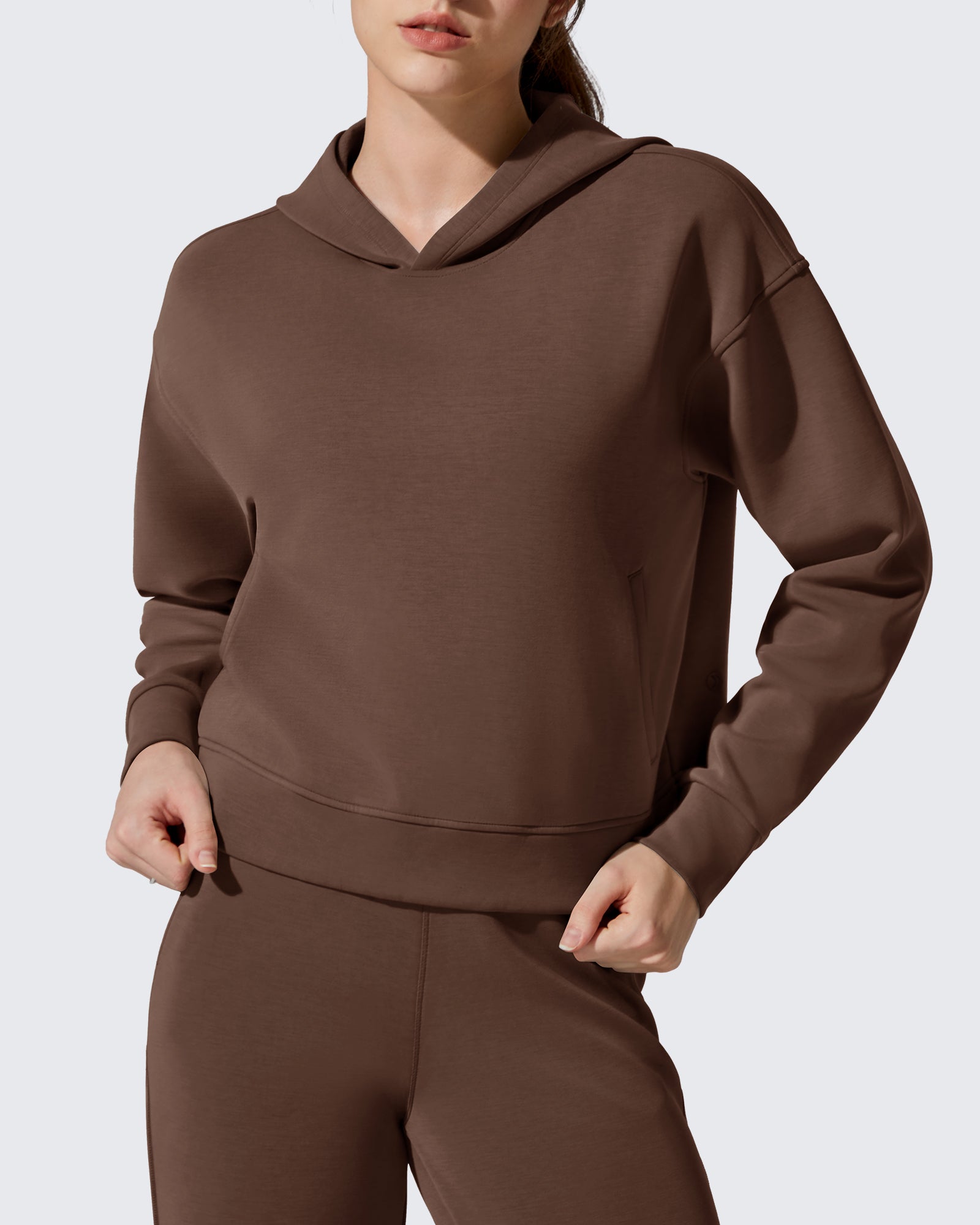 G4Free - Smoofit Fleece Long Sleeve Pullover Hoodies -GF25F722AF-XS