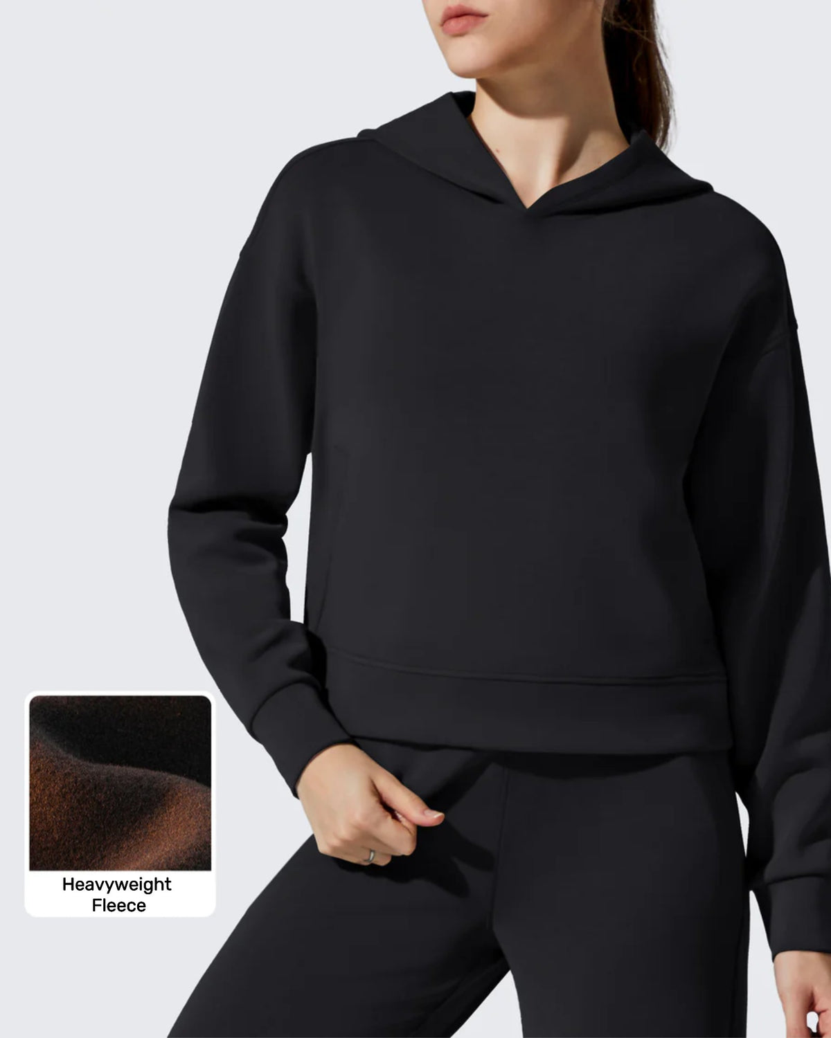 G4Free - Smoofit Fleece Long Sleeve Pullover Hoodies -GF25F722AF-XS