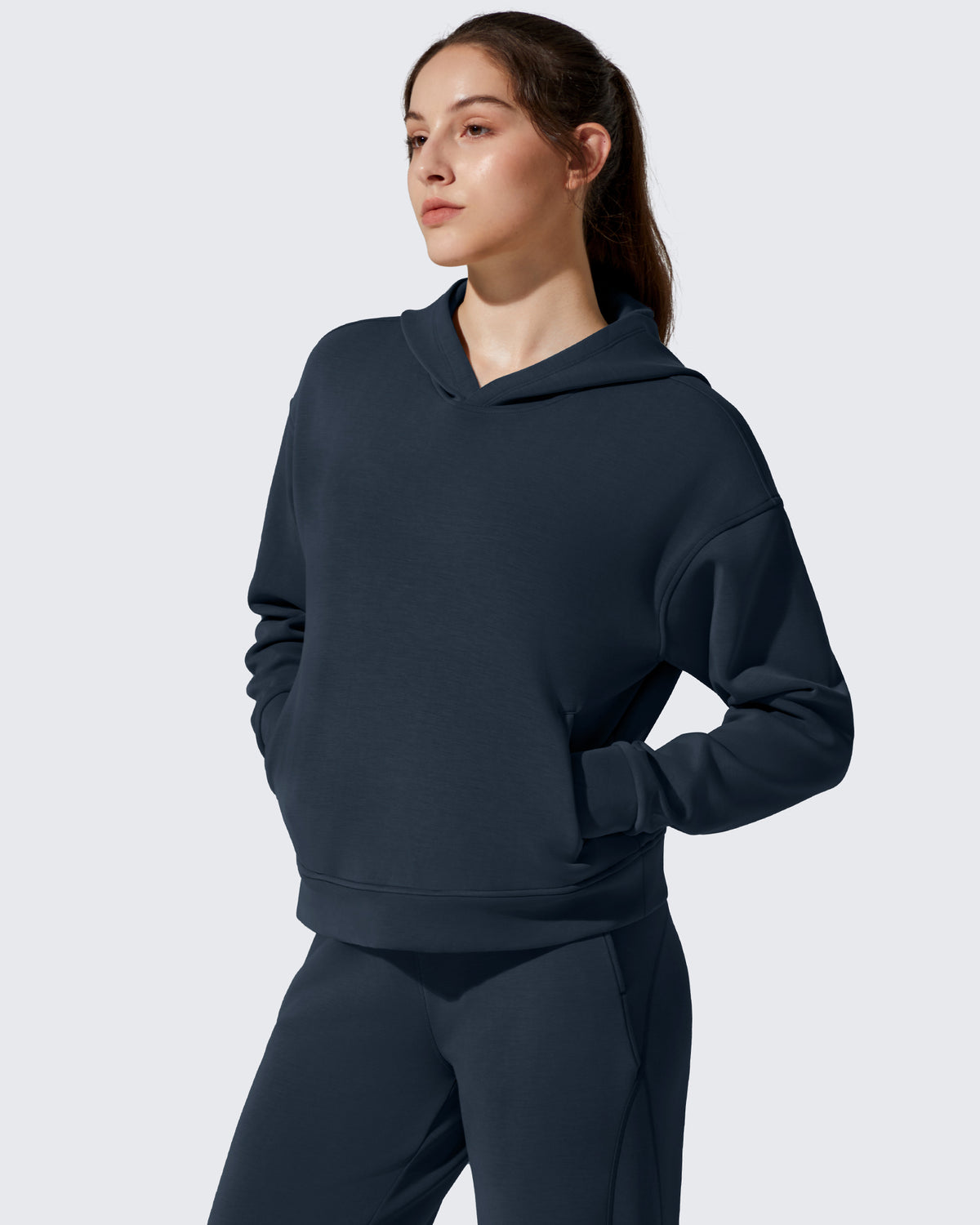 G4Free - Smoofit Fleece Long Sleeve Pullover Hoodies -GF25F722CF-XS