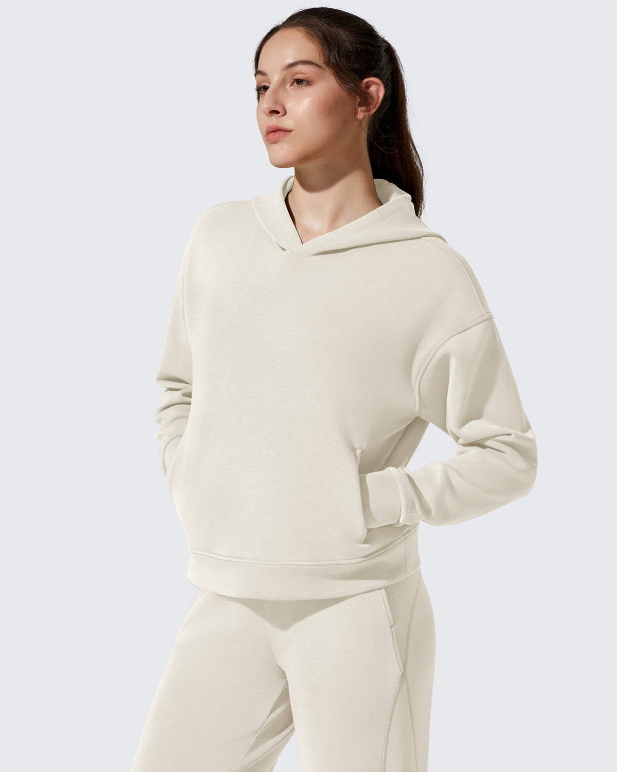 G4Free - Smoofit Fleece Long Sleeve Pullover Hoodies -GF25F722FF-XS