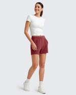 G4Free - Smoofit Front Pleats Elasticity Sweat Shorts -GF25E319AA-S