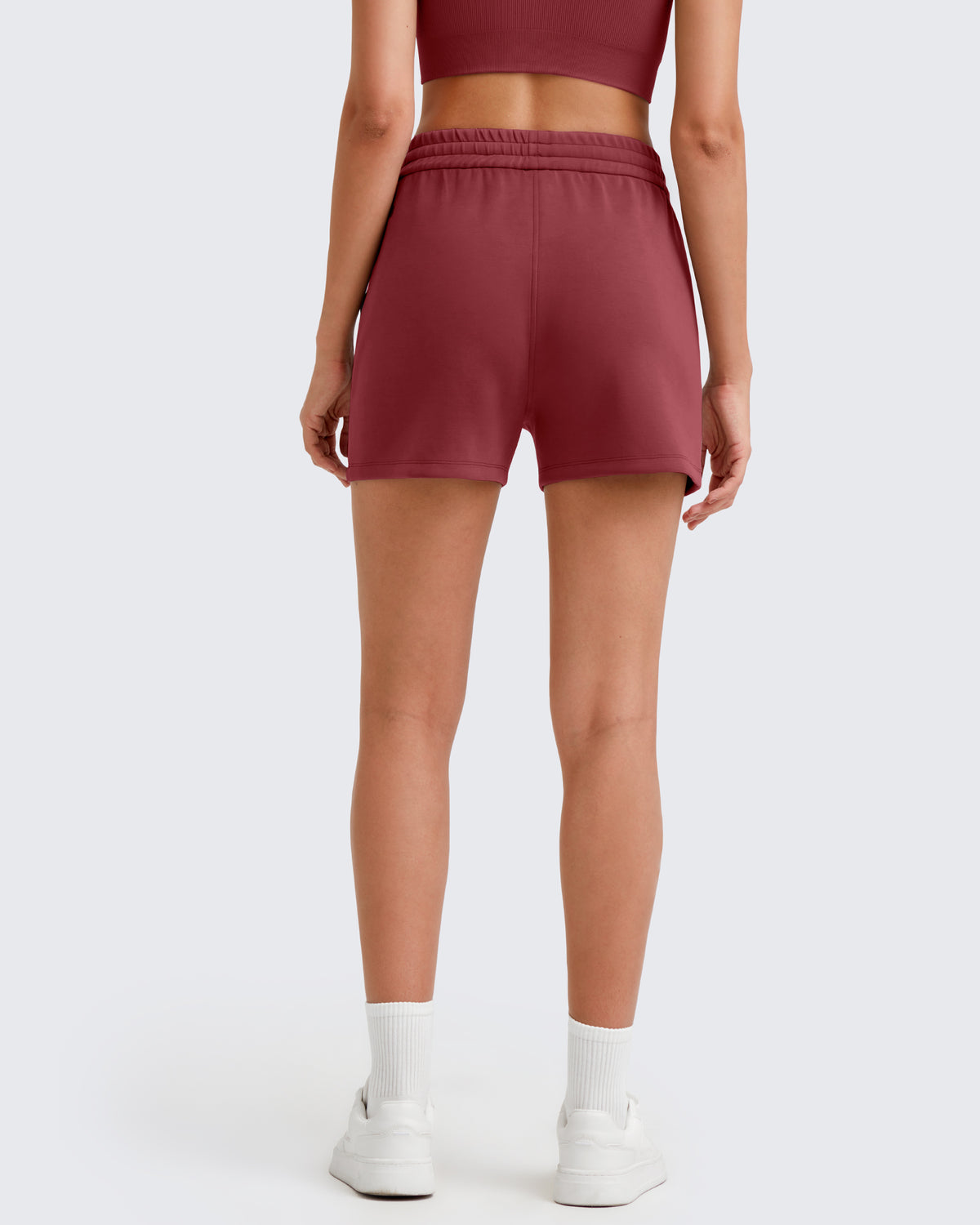 G4Free - Smoofit Front Pleats Elasticity Sweat Shorts -GF25E319AA-S