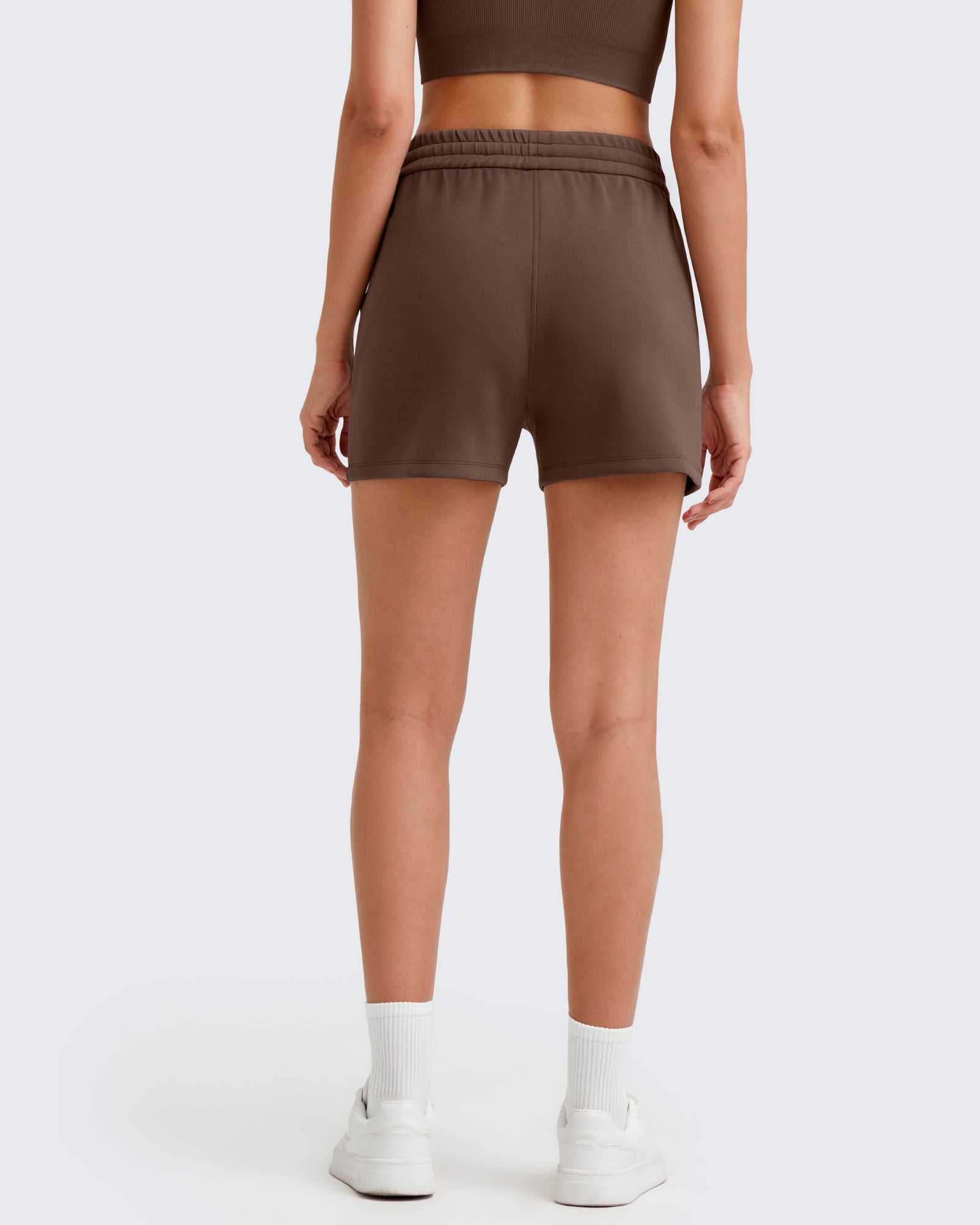 G4Free - Smoofit Front Pleats Elasticity Sweat Shorts -GF25E319CA-S