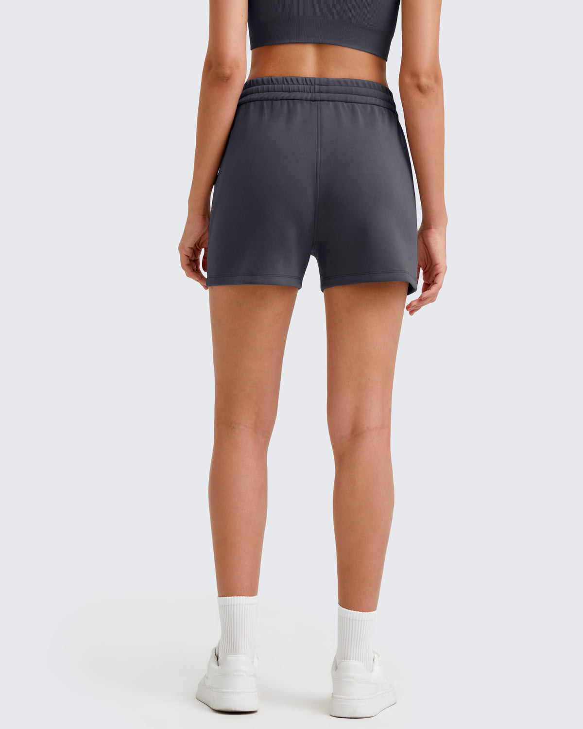 G4Free - Smoofit Front Pleats Elasticity Sweat Shorts -GF25E319EA-S