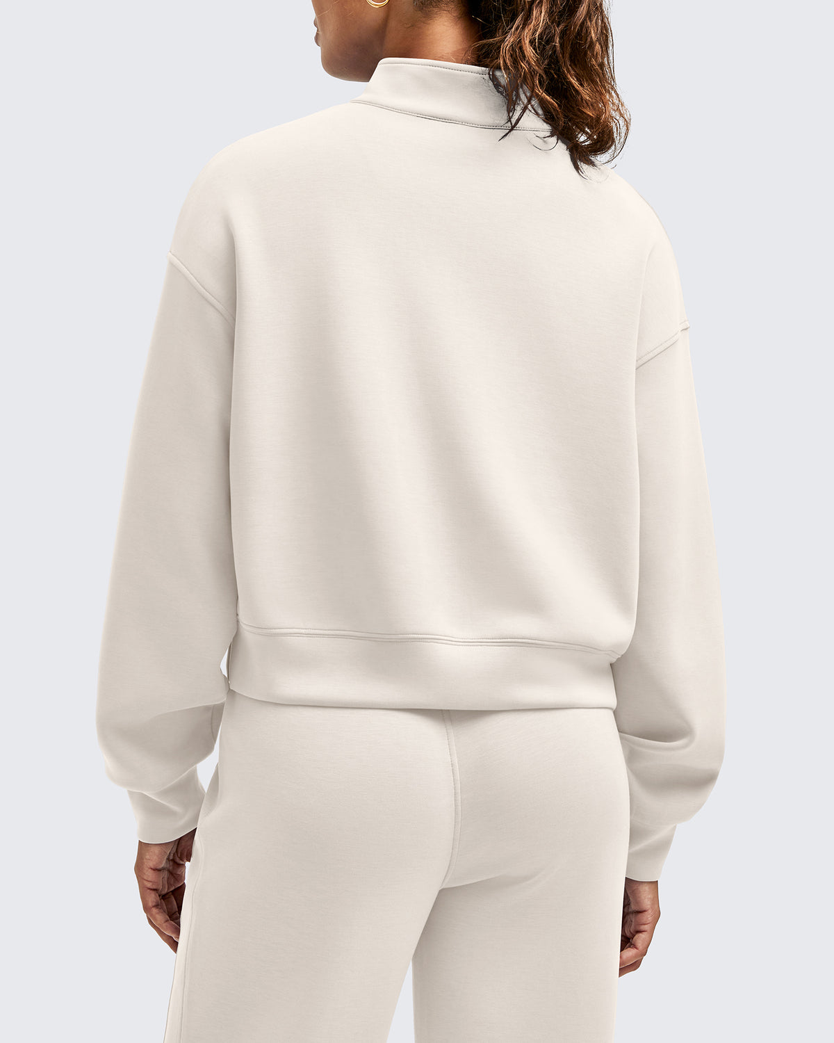G4Free - Smoofit Half-Zip Mock Neck Long Sleeve Sweatshirts -GF25F519AA-S