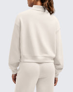 G4Free - Smoofit Half-Zip Mock Neck Long Sleeve Sweatshirts -GF25F519AA-S