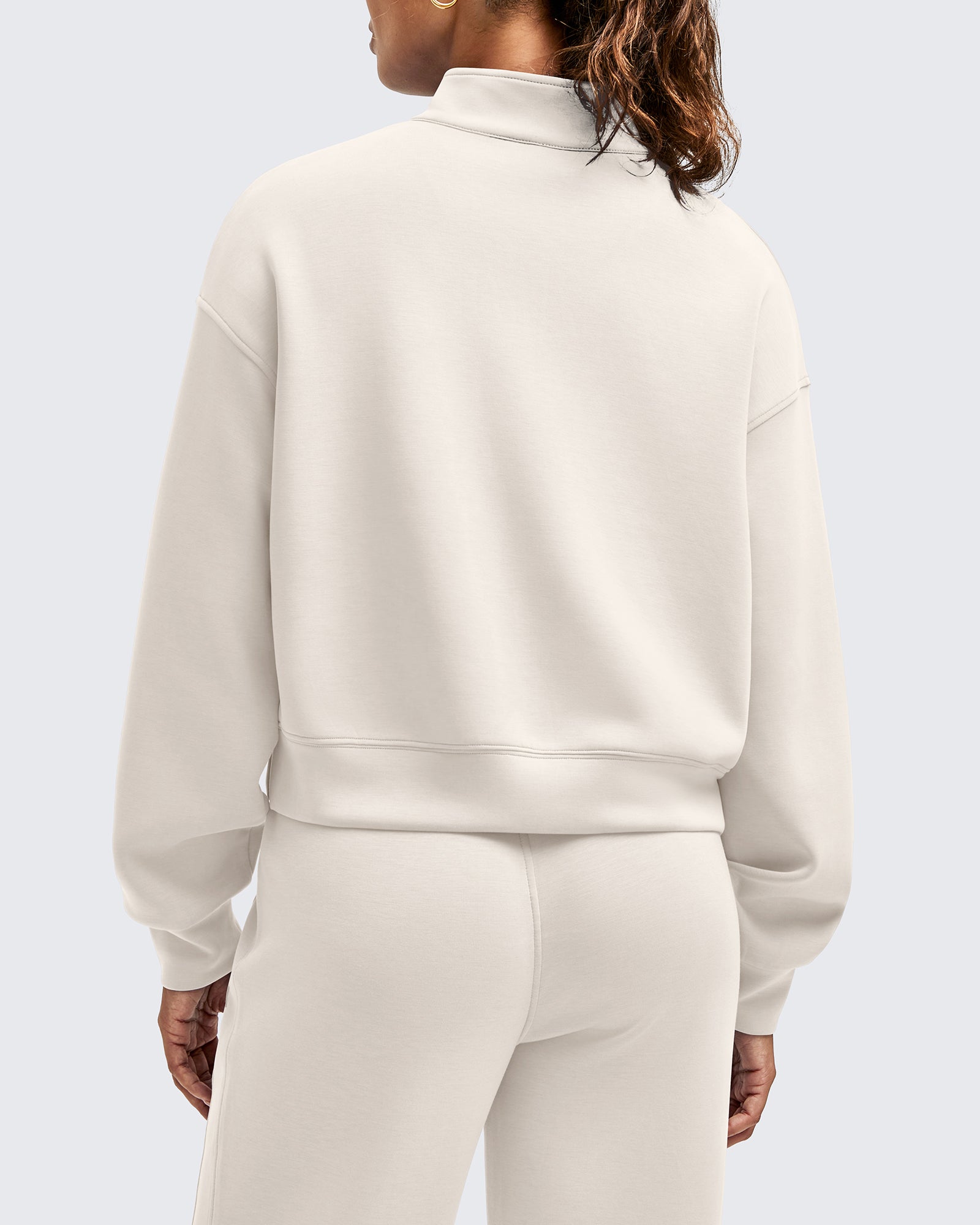 G4Free - Smoofit Half-Zip Mock Neck Long Sleeve Sweatshirts -GF25F519AA-S