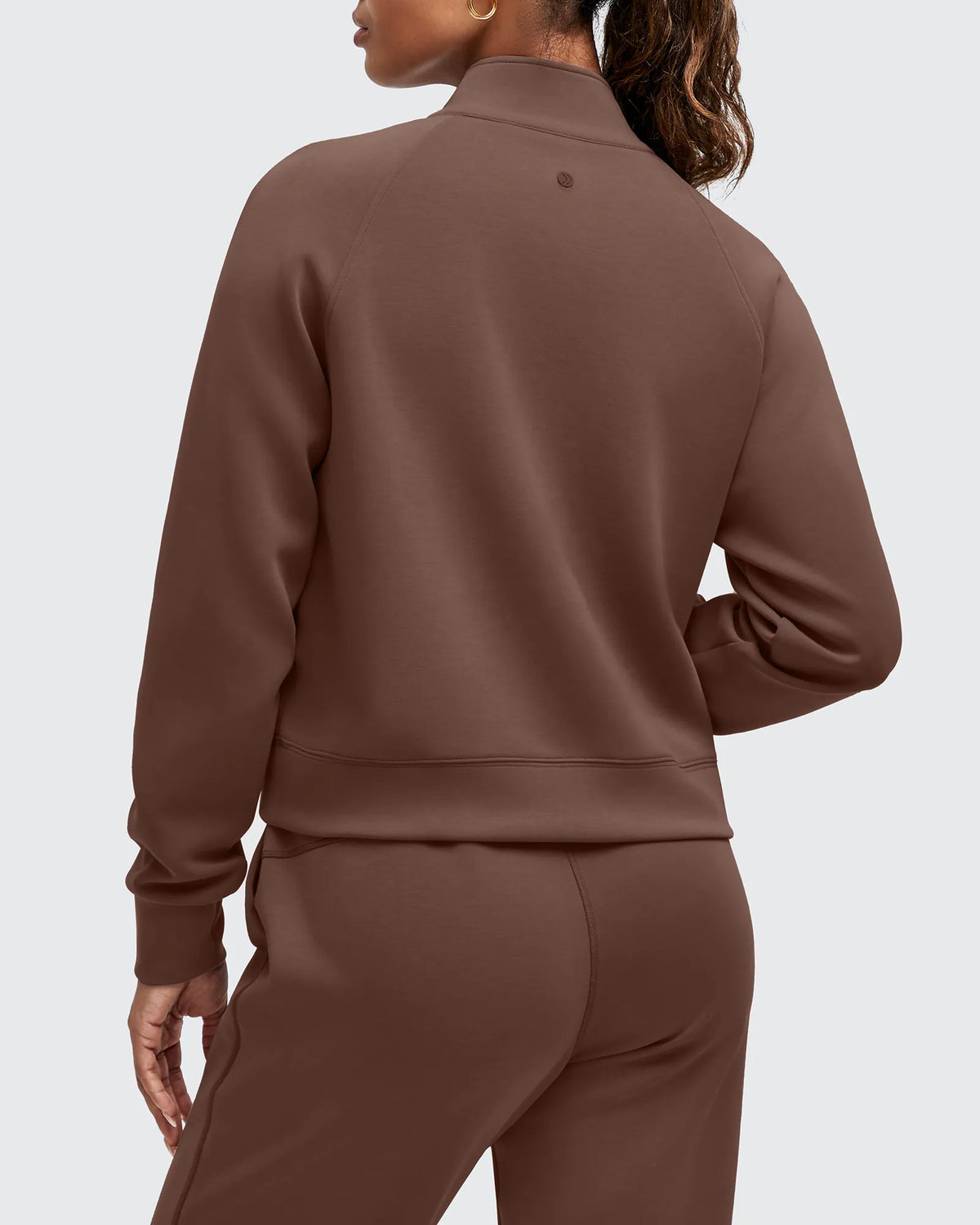 G4Free - Smoofit Half-Zip Pullover Mock Neck Pockets Sweatshirts -GF25F564BA-S