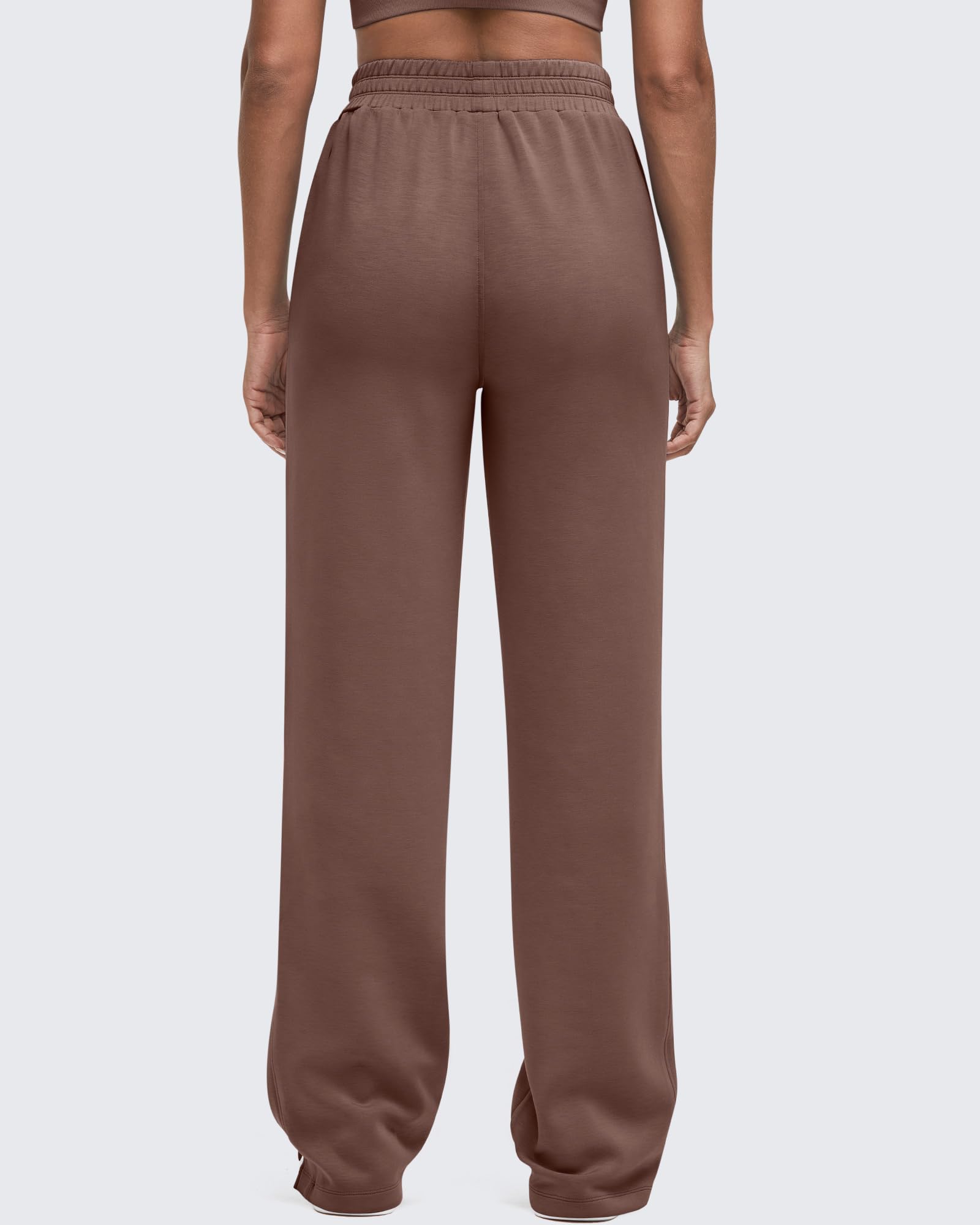 G4Free - Smoofit High-Waist Side Slit Wide Leg Sweatpants -GF25J544AF-XS