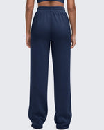 G4Free - Smoofit High-Waist Side Slit Wide Leg Sweatpants -GF25J544AF-XS