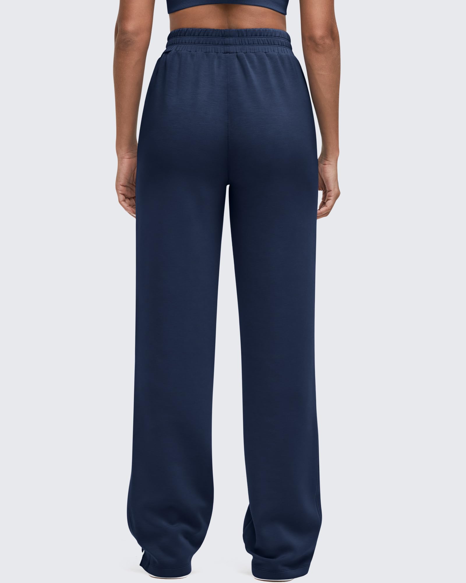 G4Free - Smoofit High-Waist Side Slit Wide Leg Sweatpants -GF25J544AF-XS