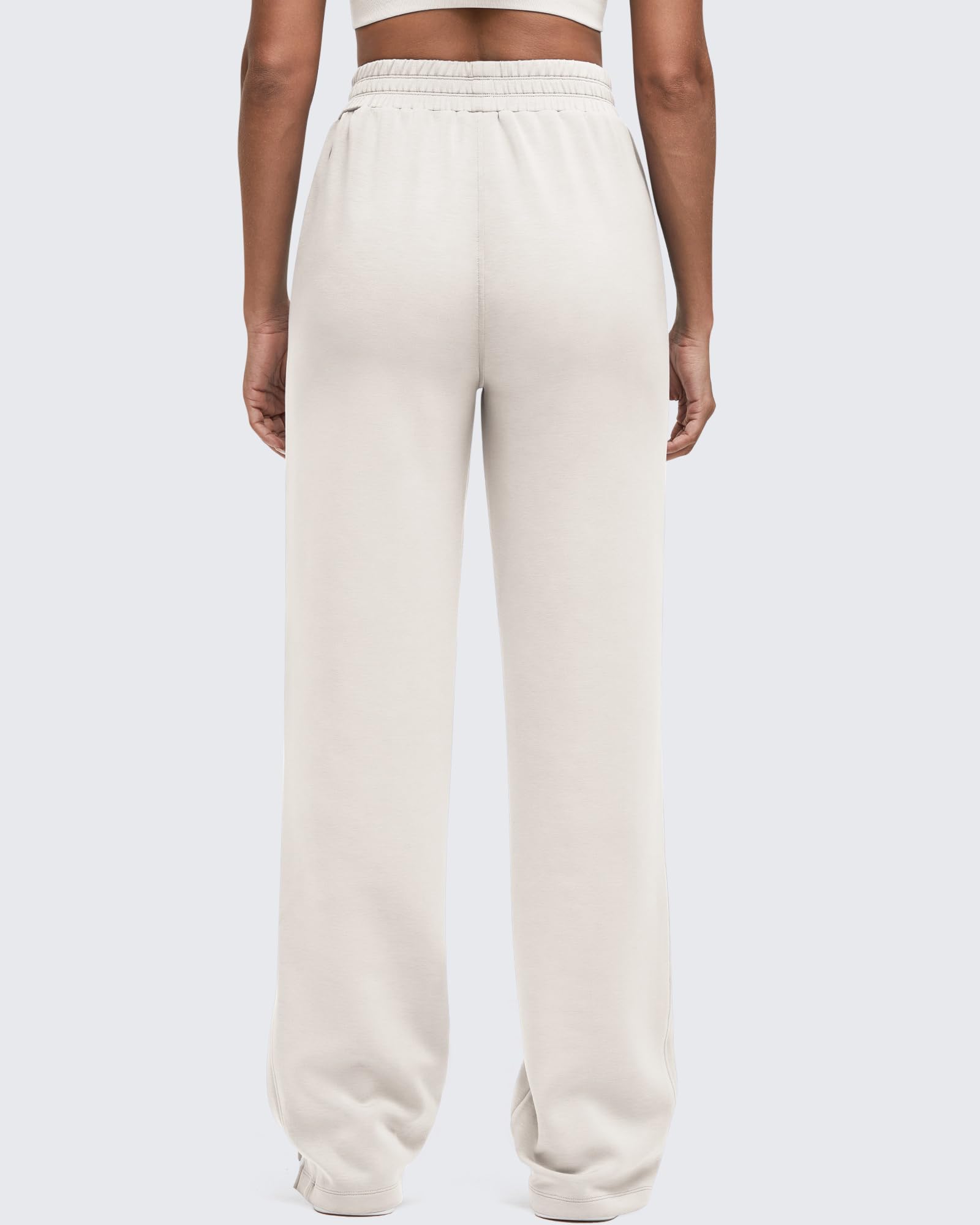 G4Free - Smoofit High-Waist Side Slit Wide Leg Sweatpants -GF25J544AF-XS