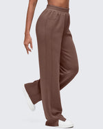 G4Free - Smoofit High-Waist Side Slit Wide Leg Sweatpants -GF25J544AF-XS