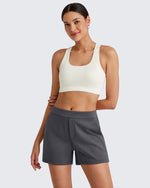 G4Free - Smoofit High Waisted Sweat Shorts 4'' -GF25E418AA-S