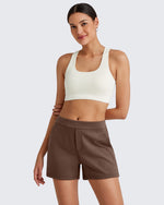 G4Free - Smoofit High Waisted Sweat Shorts 4'' -GF25E418AA-S