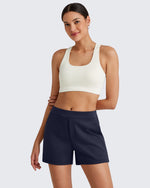 G4Free - Smoofit High Waisted Sweat Shorts 4'' -GF25E418AA-S