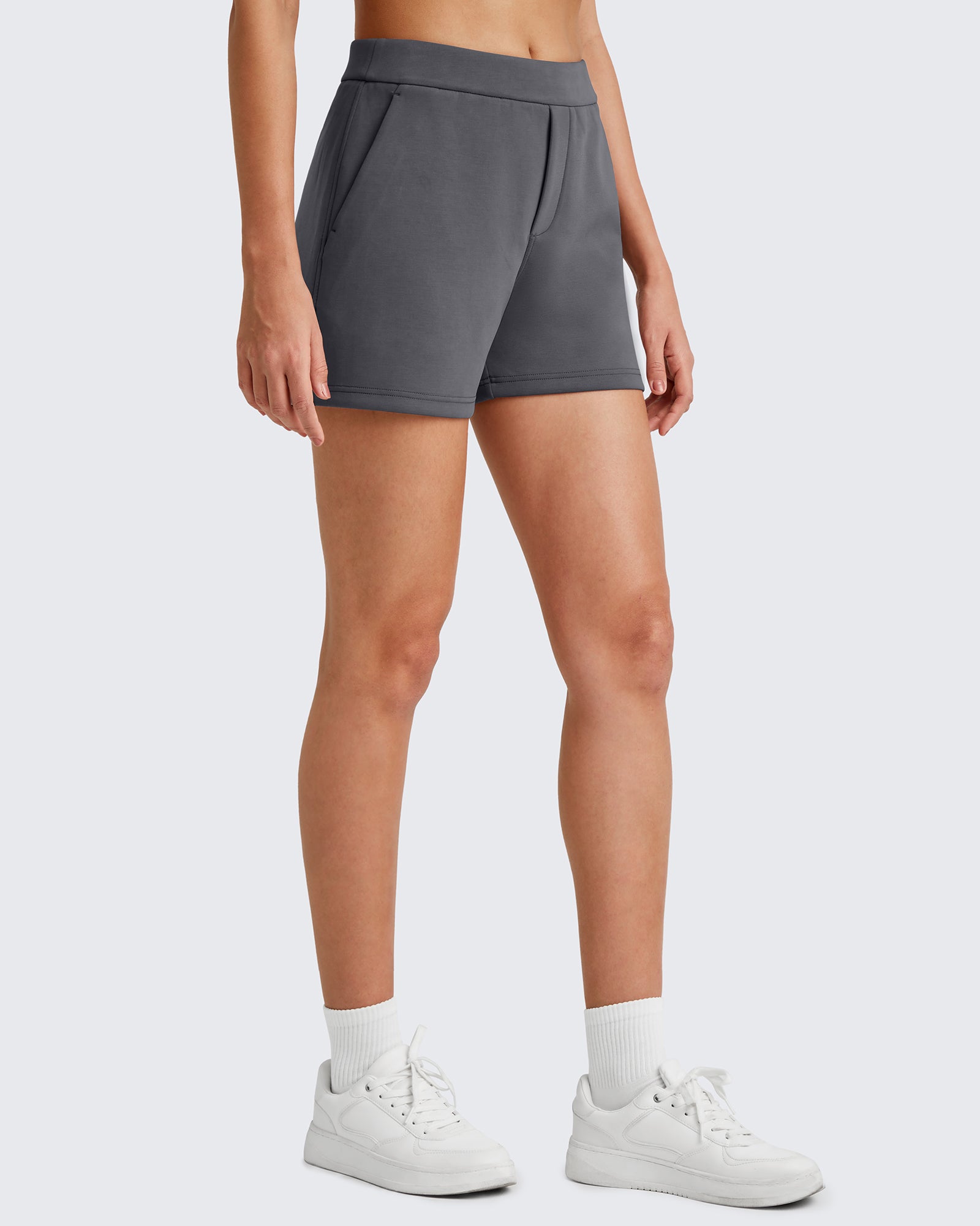 G4Free - Smoofit High Waisted Sweat Shorts 4'' -GF25E418CA-S
