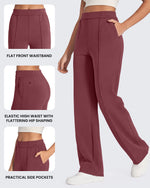 G4Free - Smoofit Loose High-Rise Elastic Dressy Pants Regular -GF24J287AF-XS