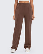 G4Free - Smoofit Loose High-Rise Elastic Dressy Pants Petite -GF24J286EF-XS