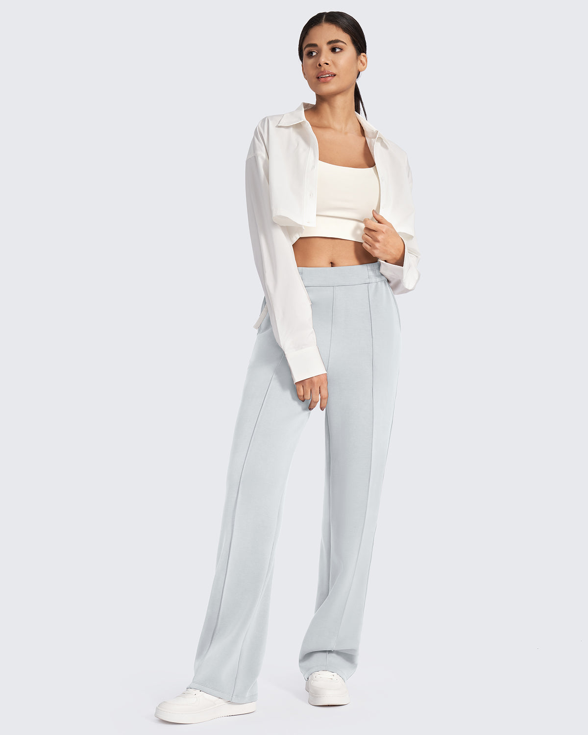G4Free - Smoofit Loose High-Rise Elastic Dressy Pants Regular -GF24J287AF-XS