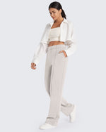 G4Free - Smoofit Loose High-Rise Elastic Dressy Pants Regular -GF24J287AF-XS