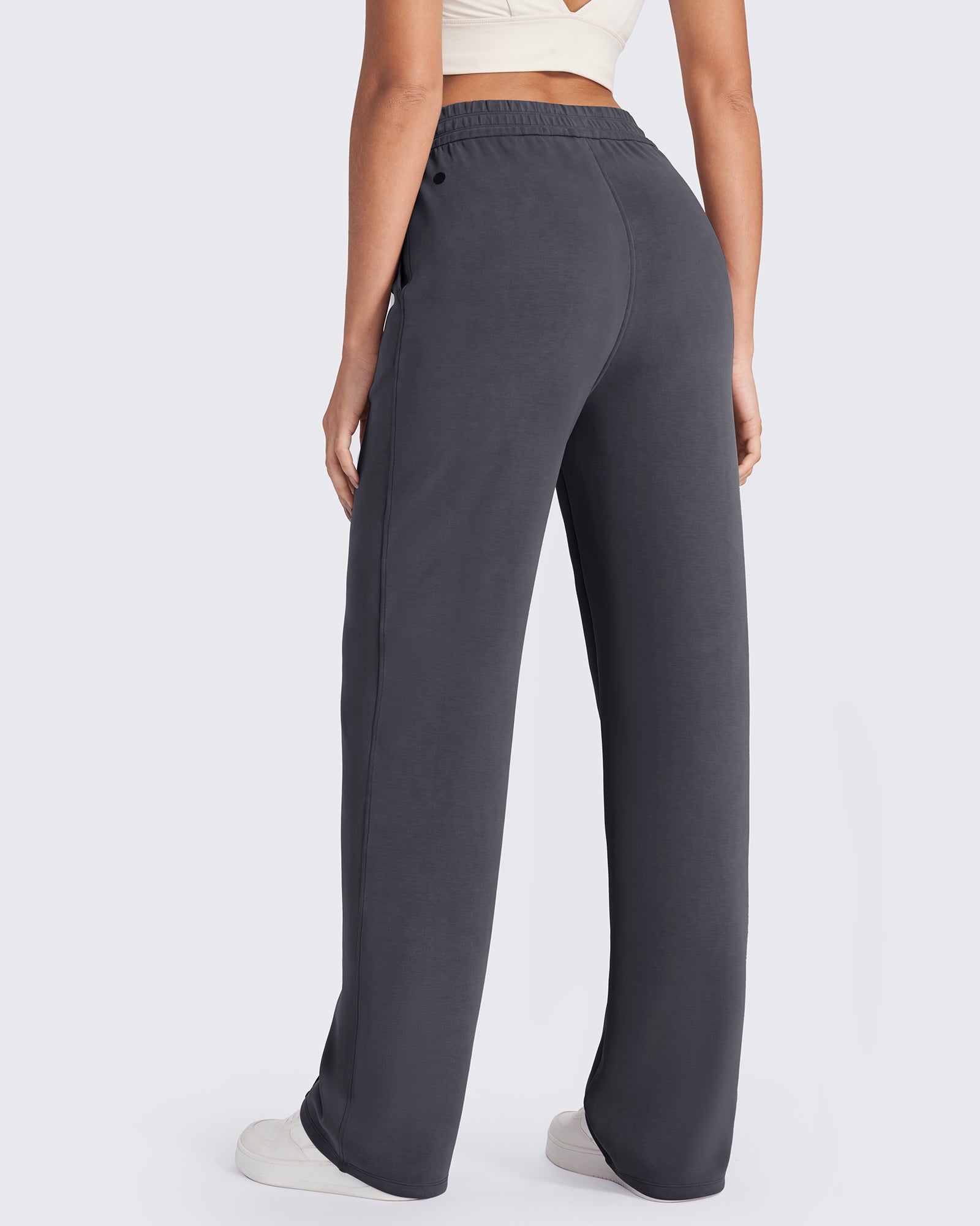 G4Free - Smoofit Loose High-Rise Elastic Dressy Pants Short -GF25J470AH-XXS