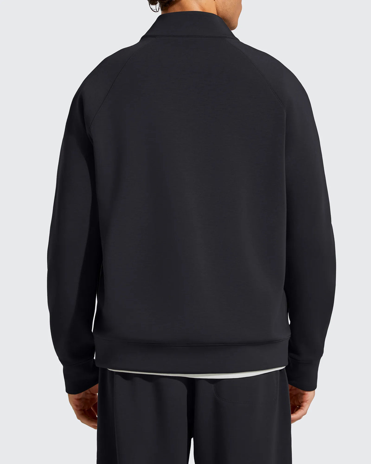 G4Free - Smoofit Men's Fleece Half Zip Pockets Mock Neck Sweatshirts -GF25FM728AA-S