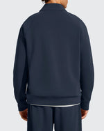 G4Free - Smoofit Men's Fleece Half Zip Pockets Mock Neck Sweatshirts -GF25FM728AA-S