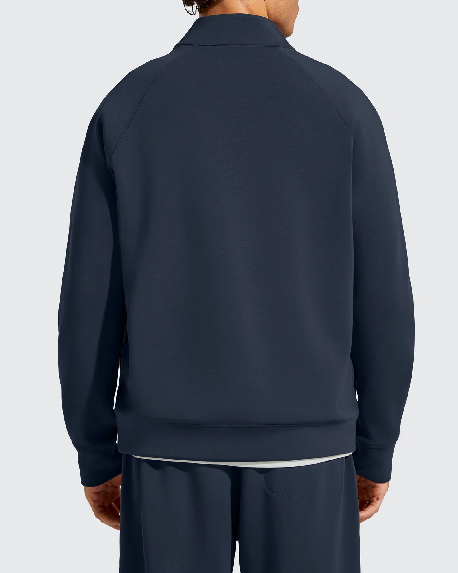 G4Free - Smoofit Men's Fleece Half Zip Pockets Mock Neck Sweatshirts -GF25FM728AA-S