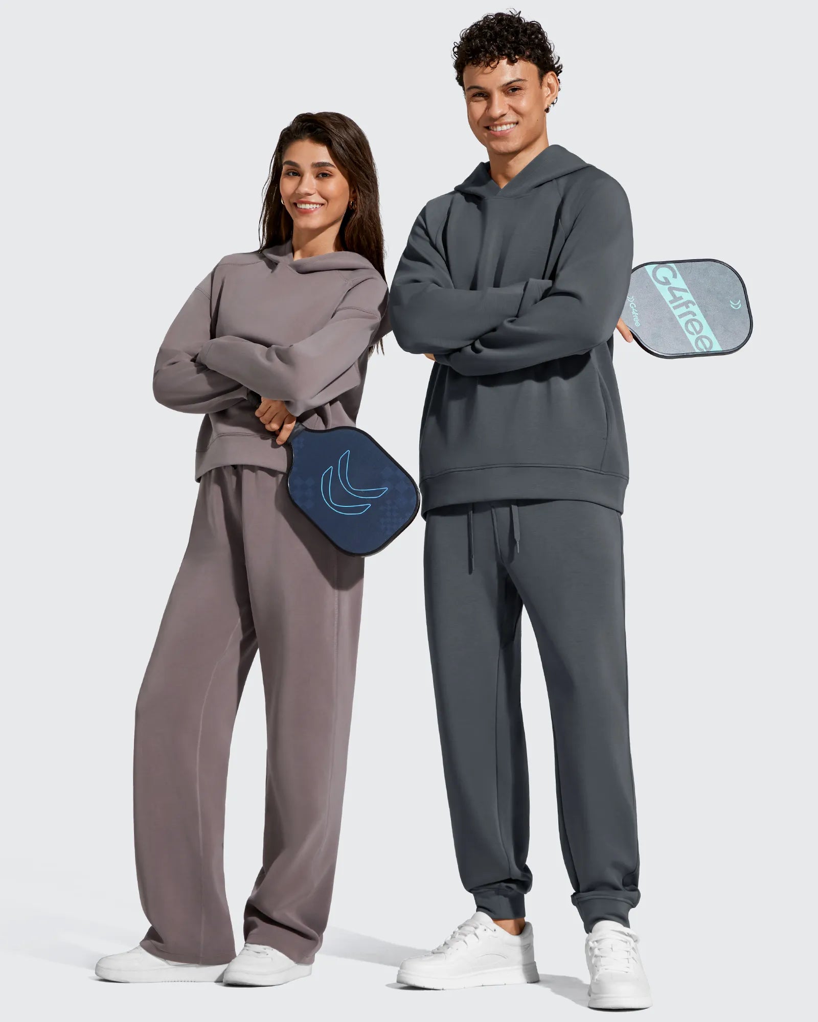G4Free - Smoofit Men's Fleece Lined Drawstring Thermal Joggers -GF25DM672CA-S