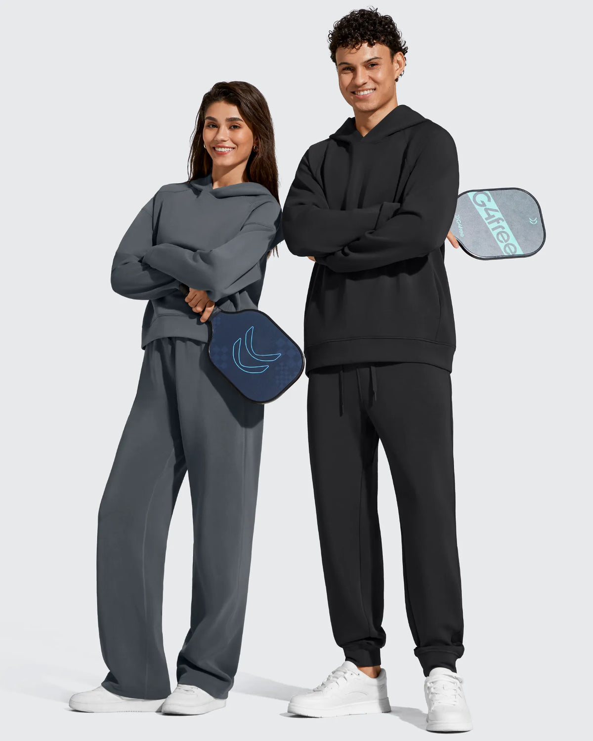 G4Free - Smoofit Men's Fleece Lined Drawstring Thermal Joggers -GF25DM672CA-S