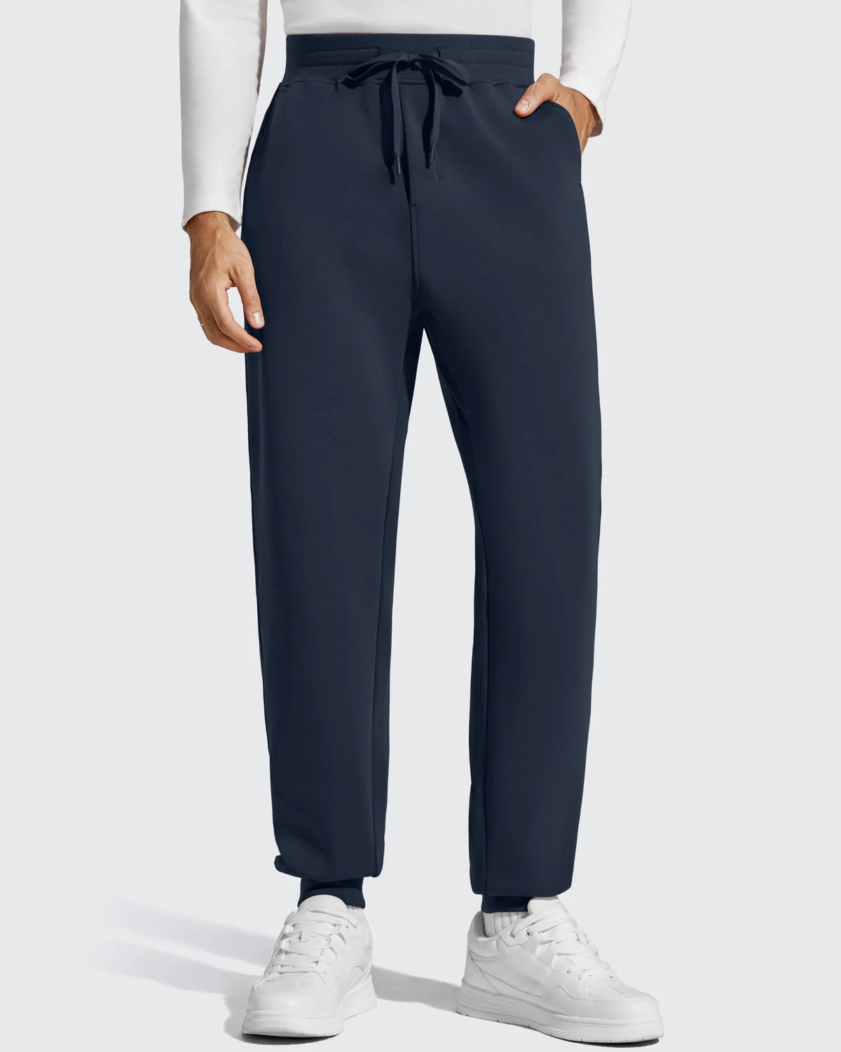 G4Free - Smoofit Men's Fleece Lined Drawstring Thermal Joggers -GF25DM672CA-S